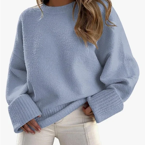 Cozy Blue Women's Sweater - Picture 1 of 2